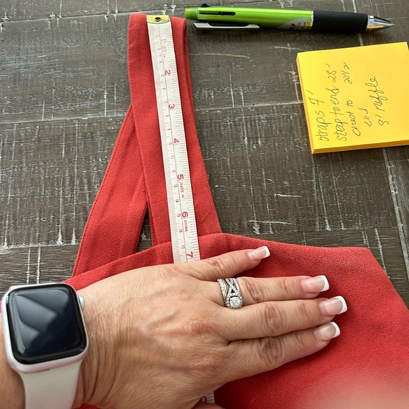 Ann Taylor ruffle tank Burnt orange - Picture 7 of 10